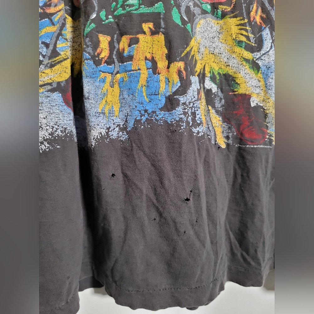 123. 1990 Iron Maiden tour tee - Picture 9 of 9